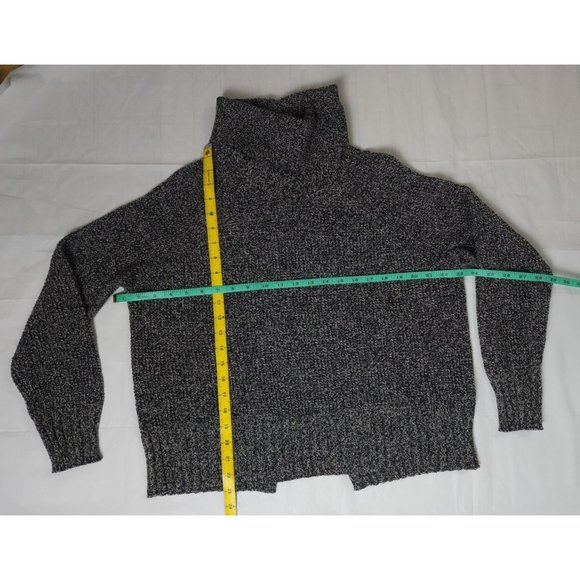 Madewell Roll neck Knit open back Merino Wool blend Sweater S - Picture 10 of 10
